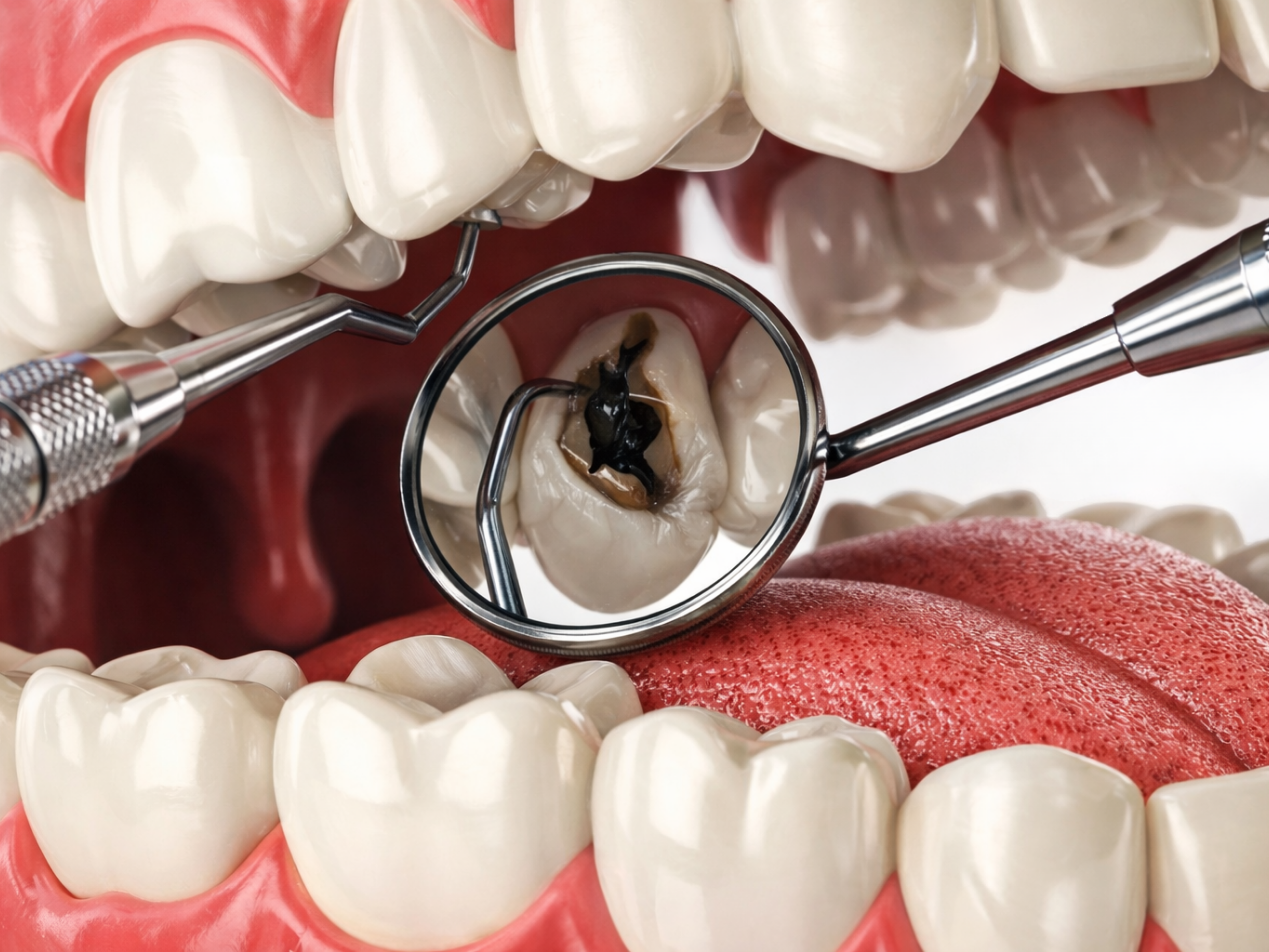 Popravka oštećenog zuba plombom